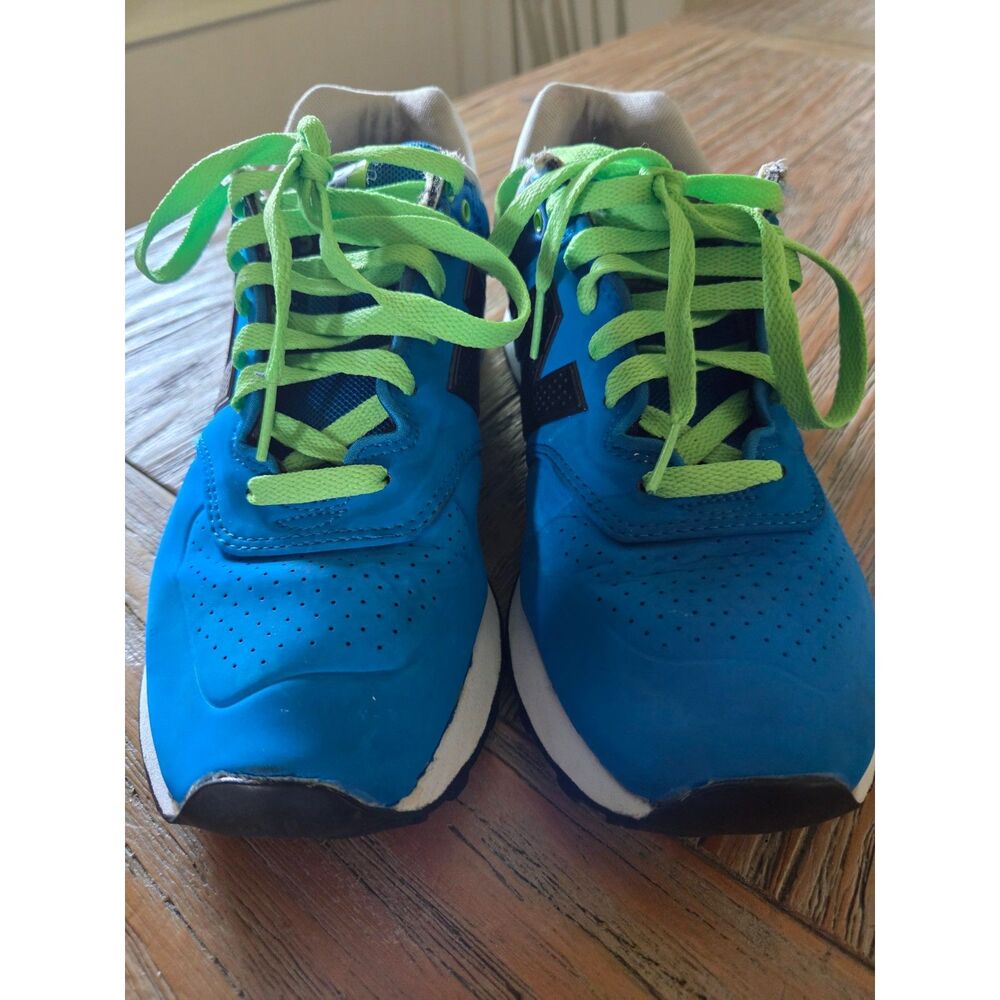 New Balance 574 Paint Chip Blue Size 8.5, style code ML574ACA - Picture 3 of 6